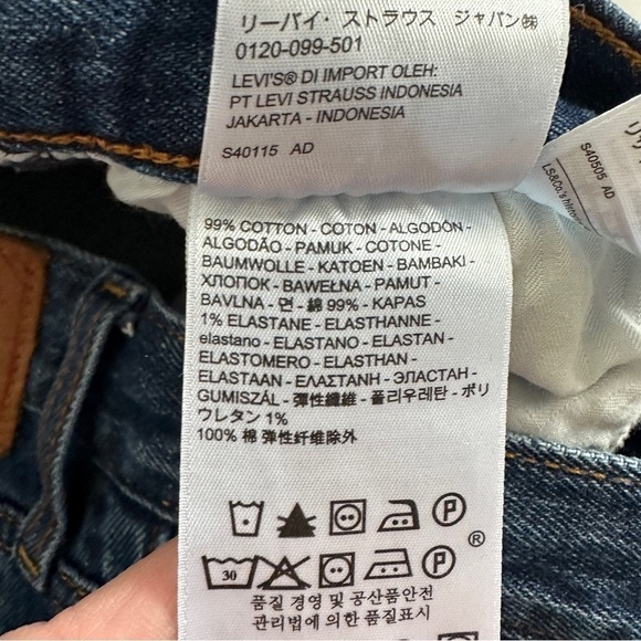 Levi's Wedgie Skinny Jean Fray Ankle Crop White Oak Cone Denim Classic Tint 26 - Picture 8 of 10